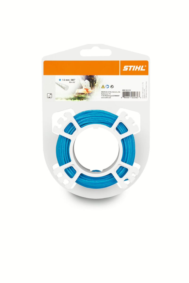 Żyłka okrągła cicha 1,6mm x 19m niebieska