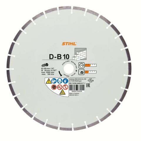 Tarcza Diamentowa STIHL D-B10 350mm do TS 420