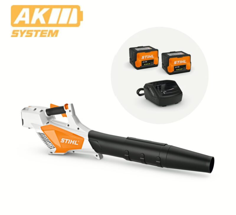 STIHL BGA 57 Dmuchawa akumulatorowa, zestaw akumulator 2x AK 20, ładowarka AL 101