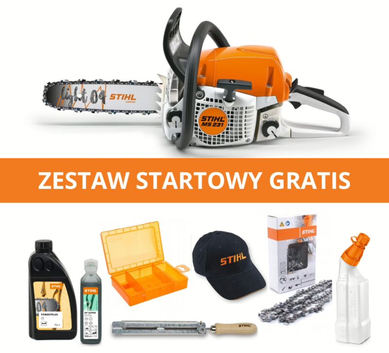 STIHL MS 231 Pilarka Spalinowa o mocy 2,7 KM