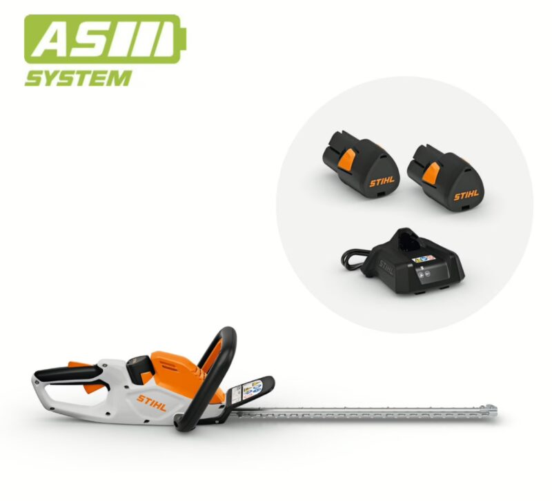 STIHL HSA 40.0 500mm Nożyce akumulatorowe, zestaw akumulator 2x AS2, ładowarka AL1