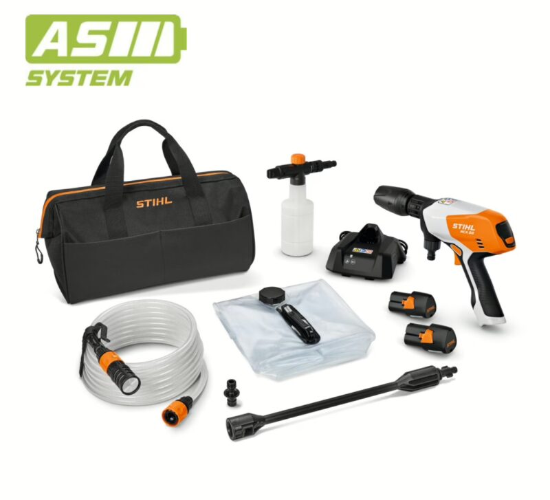 STIHL RCA 20.0 Myjka ciśnieniowa akumulatorowa zestaw akumulator 2 x AS 2 , ładowarka AL 1
