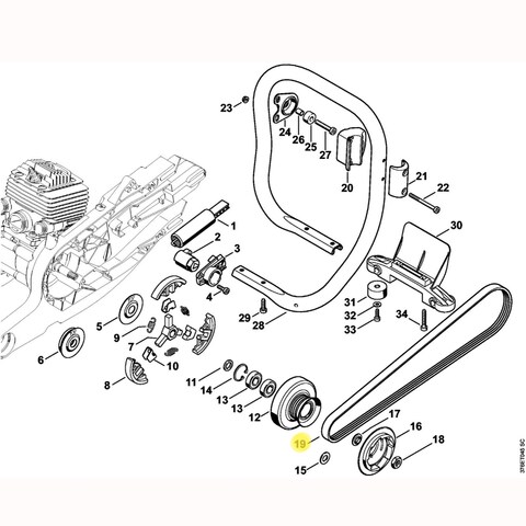 Pasek do Przecinarki Stihl TS 700